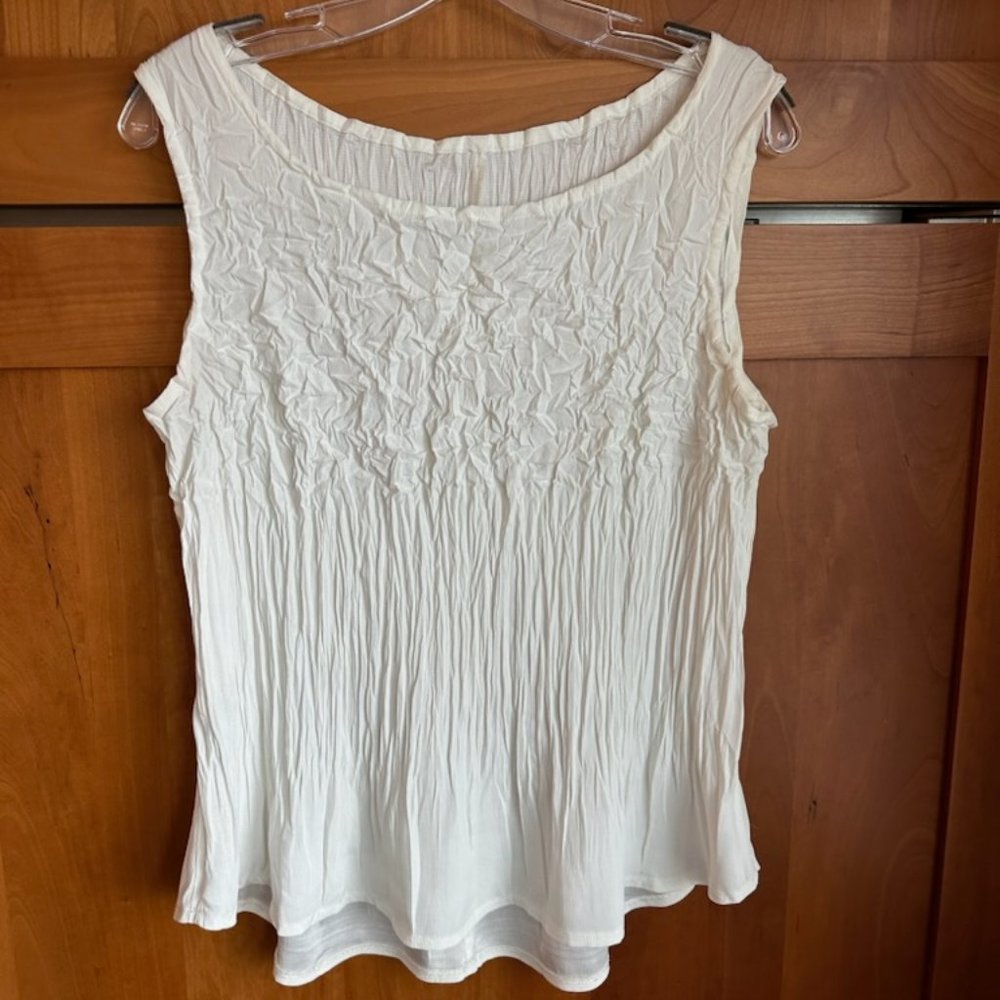White Crinkle Shirt